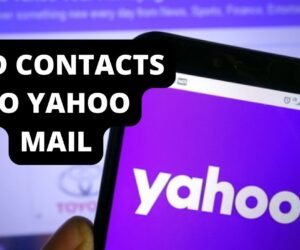 add contacts to its yahoo mail